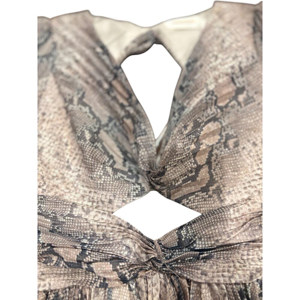 Zimmermann Altered Corsage Python Print Cut Out P… - image 8